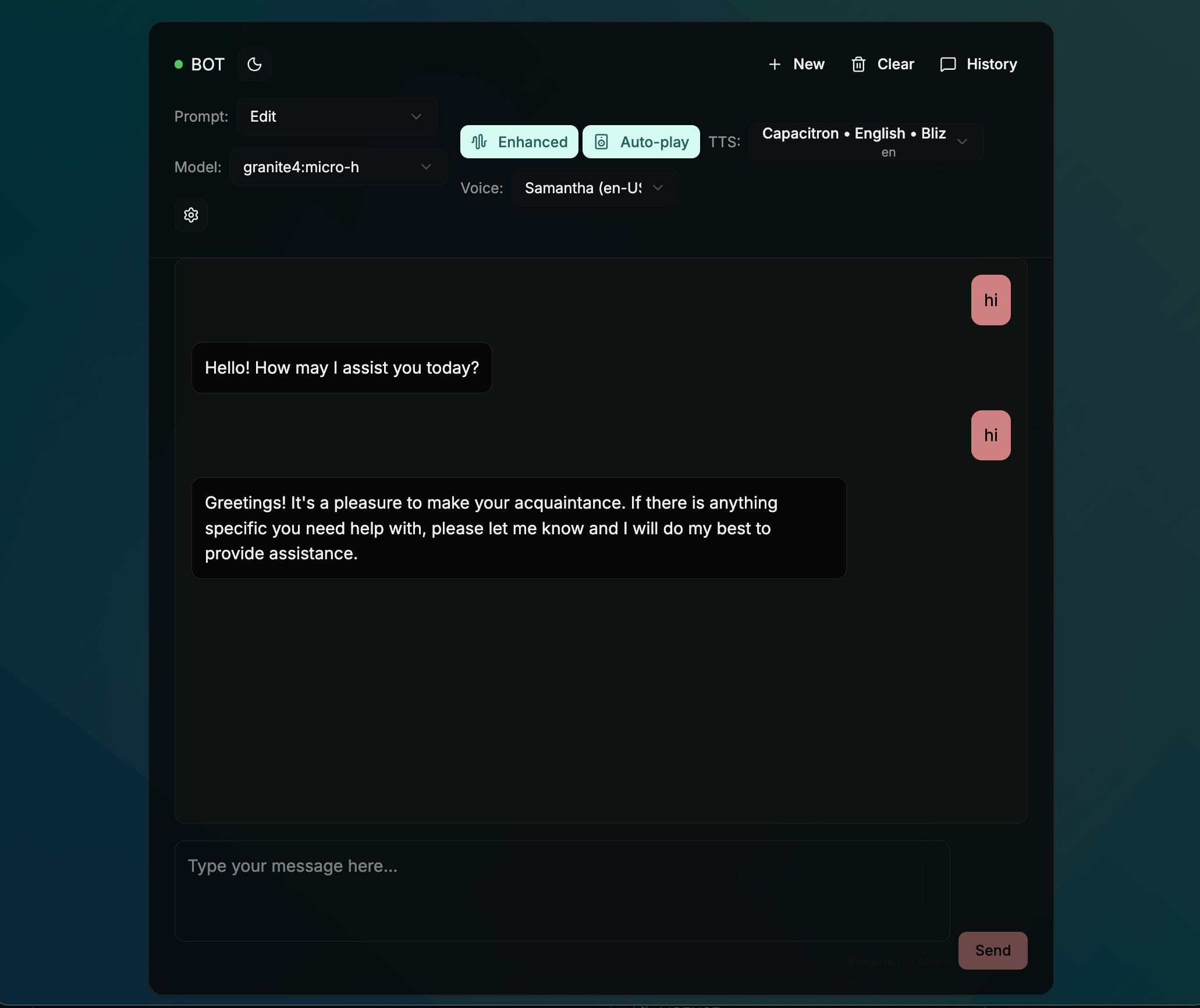 Uncensored AI chatbot interface with digital rebel imagery
